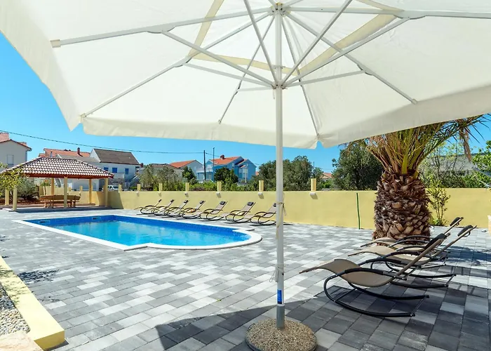 With Swimming Pool Bibinje, Zadar - 6121 アパート *